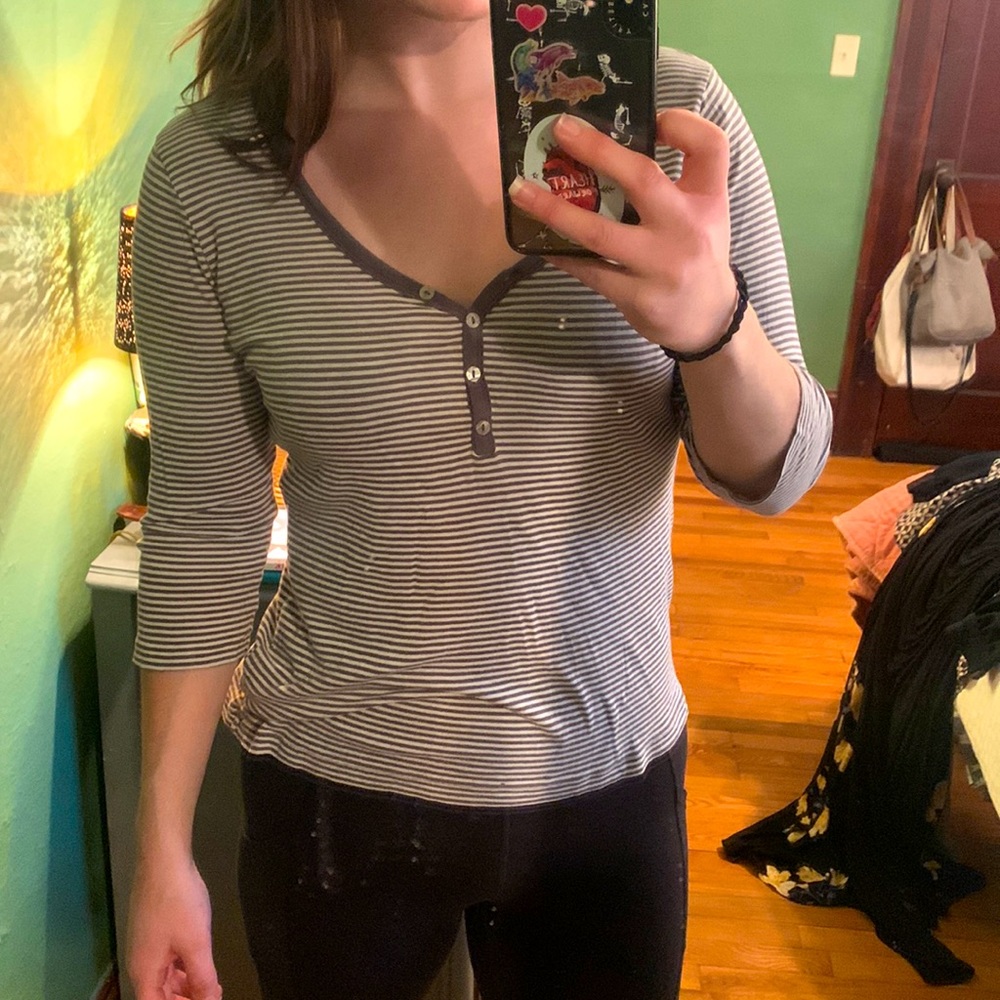soft striped tee